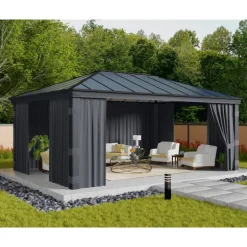 Canopia Set Di Tende Per Gazebo Dallas 4.3X6 m