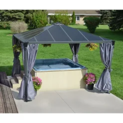 Canopia Set Di Tende Per Gazebo Martinique 4.7X2.2 m