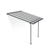 Canopia Sierra Pergola Addossata in Alluminio 3X3 m Grigio