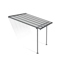 Canopia Sierra Pergola Addossata in Alluminio 3X3 m Grigio