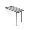 Canopia Sierra Pergola Addossata in Alluminio 2.3X2.3 m Grigio