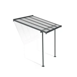 Canopia Sierra Pergola Addossata in Alluminio 2.3X2.3 m Grigio