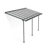 Canopia Sierra Pergola Addossata in Alluminio 2.3X4.5 m Grigio