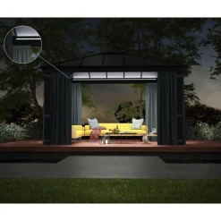 Canopia Sistema Di Illuminazione a Led Diffusore Striscia Con Controller Dimmer Remoto