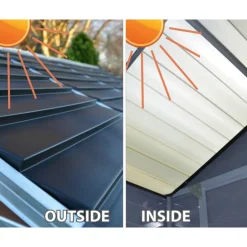 Canopia Skylight Casetta Da Giardino in Policarbonato 176X120X203 cm Grigio