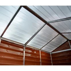 Canopia Skylight Casetta Da Giardino in Policarbonato 229X185X217 cm Ambra