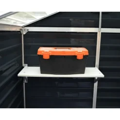 Canopia Skylight Casetta Da Giardino in Policarbonato 303X185X217 cm Grigio Scuro