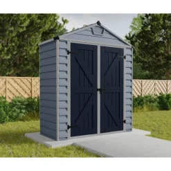 Canopia Skylight Casetta Da Giardino in Policarbonato 90X185X217 cm Grigio Deco