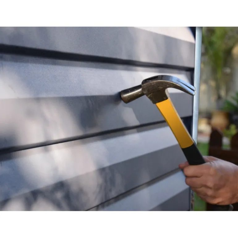 Canopia Skylight Casetta Da Giardino in Policarbonato 90X185X217 cm Grigio Deco