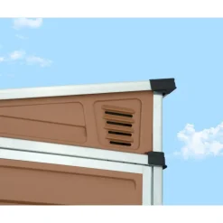 Canopia Skylight Casetta Da Giardino in Policarbonato 176X120X203 cm Ambra