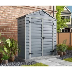 Canopia Skylight Casetta Da Giardino in Policarbonato 90X185X217 cm Grigio