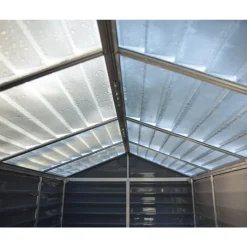 Canopia Skylight Casetta Da Giardino in Policarbonato 90X185X217 cm Grigio