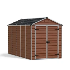 Canopia Skylight Casetta Da Giardino in Policarbonato 378X185X217 cm Ambra