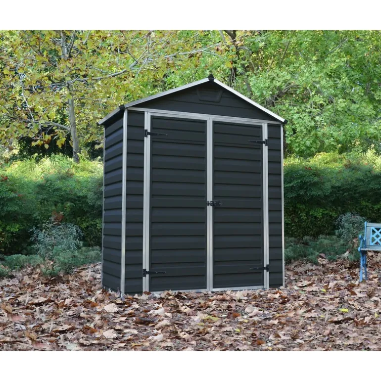 Canopia Skylight Casetta Da Giardino in Policarbonato 154X185X217 cm Grigio Scuro