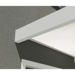 Canopia Sophia Pensilina Da Esterno 160X95 cm - Struttura Bianca Pannelli Opal Bianco