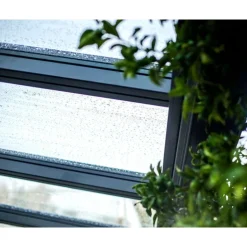 Canopia Stockholm Pergola Addossata in Alluminio di Premium 3.4X9.5 m Trasparente