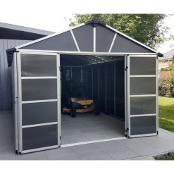 Canopia Yukon Casetta Da Giardino in Policarbonato 271X332X252 cm Grigio