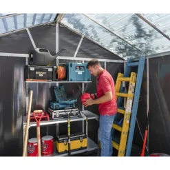 Canopia Yukon Casetta Da Giardino in Policarbonato 271X332X252 cm Grigio