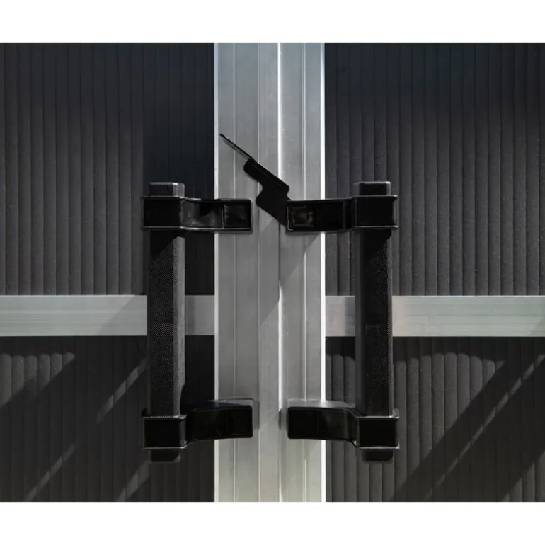 Canopia Yukon Casetta Da Giardino in Policarbonato 271X332X252 cm Grigio Pavimento Incluso