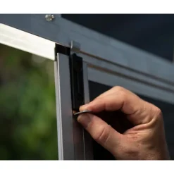 Canopia Yukon Casetta Da Giardino in Policarbonato 519X332X252 cm Grigio Pavimento Incluso