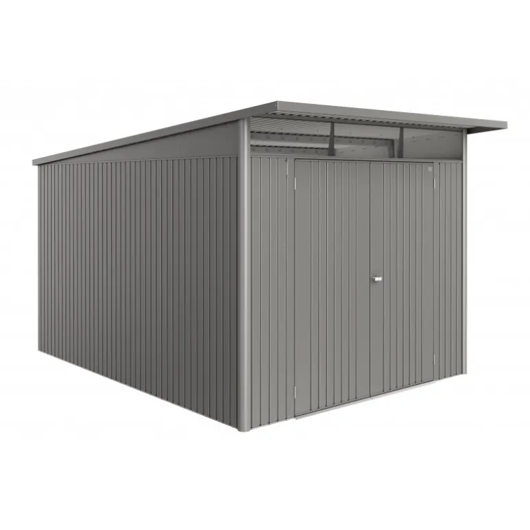 Casetta da Giardino in Metallo AVANTGARDE A8 ECO Biohort con Porta a Due Battenti