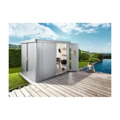 Casetta da Giardino in Metallo NEO 2C Biohort con Porta a Due Battenti