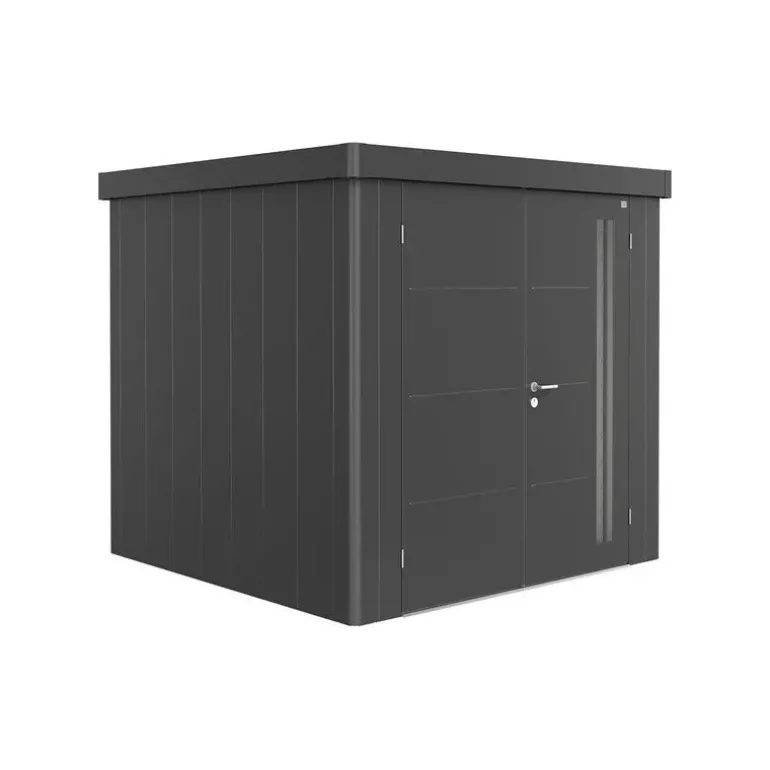 Casetta da Giardino in Metallo NEO 2B Biohort con Porta a Due Battenti