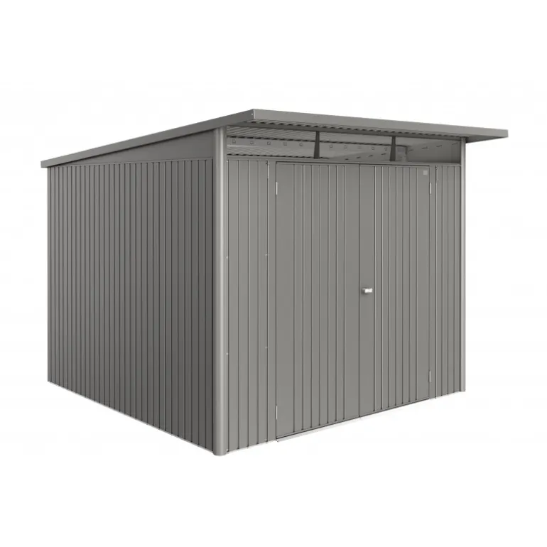 Casetta da Giardino in Metallo AVANTGARDE A7 ECO Biohort con Porta a Due Battenti