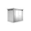 Casetta da Giardino in Metallo HIGHLINE 3 con Porta a Due Battenti Biohort
