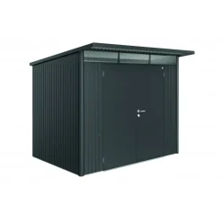 Casetta da Giardino in Metallo AVANTGARDE A5 Biohort con Porta a Due Battenti