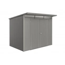 Casetta da Giardino in Metallo AVANTGARDE A5 ECO Biohort con Porta a Due Battenti