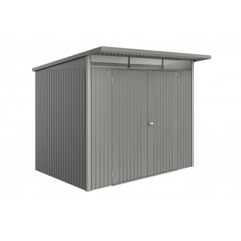 Casetta da Giardino in Metallo AVANTGARDE A5 ECO Biohort con Porta a Due Battenti