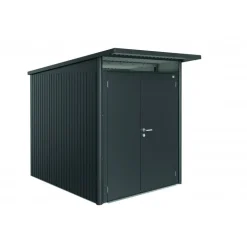 Casetta da Giardino in Metallo AVANTGARDE A2 Biohort con Porta a Due Battenti