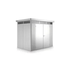 Casetta da Giardino in Metallo HIGHLINE 2 con Porta a Due Battenti Biohort