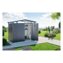 Casetta da Giardino in Metallo PANORAMA 2 Porta Standard Biohort