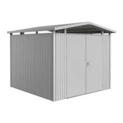 Casetta da Giardino in Metallo PANORAMA 5 con Porta a Due Battenti Biohort