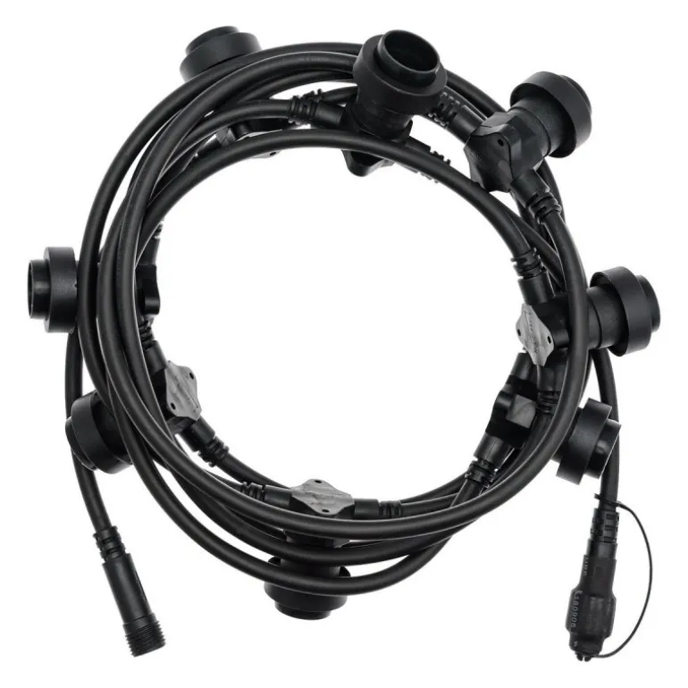 Catena Party Light con 8 Portalampada E27 5m Prolungabile