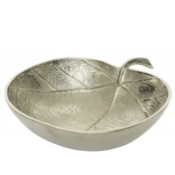 Ciotola in alluminio a forma di foglia 29,5 cm.