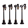 Colonial Street Lamp Set of 4 B/O 4.5V Cod. 54313