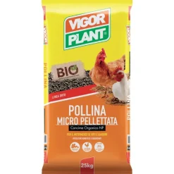 Concime organico Pollina Micro Pellettata 25 kg Vigorplant