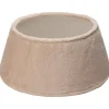 Copribase Albero di Natale Velluto Beige 55 Cm