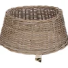 Copribase Albero di Natale Rattan Intrecciato 60 Cm