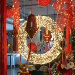 Corona 3D Marrone Ø 110cm HDM 15000 MicroLED BIANCO CALDO e BIANCO FREDDO