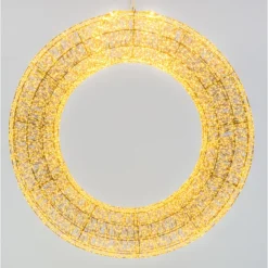 Corona 3D Marrone Ø 110cm HDM 15000 MicroLED BIANCO CALDO e BIANCO FREDDO