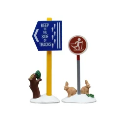 Cross Country Ski Sign Set Of 2 Cod. 54468