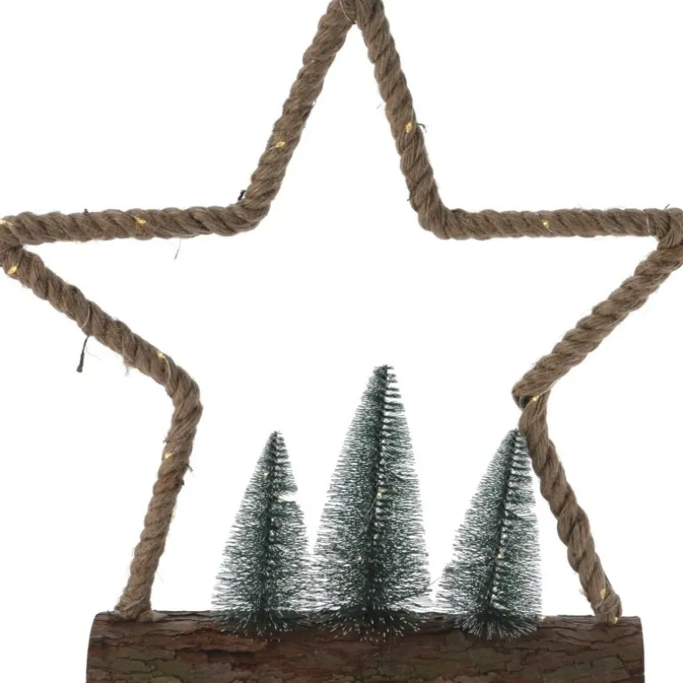 Figura di Natale LED Ricaricabile 30 Cm. Pezzo Singolo