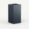 Fioriera Alta Herstera PLANTER COLUMN in Metallo colore Antracite 50x50x100 cm