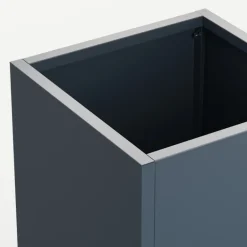 Fioriera Alta Herstera PLANTER COLUMN in Metallo colore Antracite 50x50x100 cm