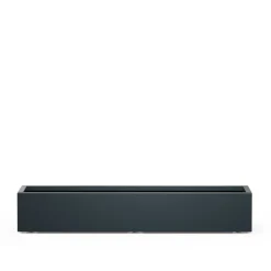 Fioriera Bassa Herstera PLANTER XIC 150 in Metallo colore Antracite 150x40x25cm