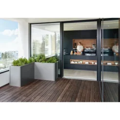 Fioriera BELVEDERE L 200 in Metallo Biohort